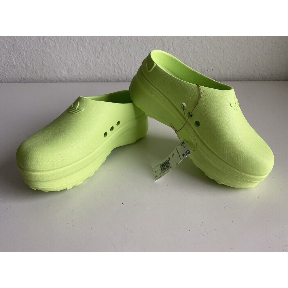 Adidas Adifom Stan Mule Casual Slip On Shoes Lucid Lemon Green IE7050 Women’s 9